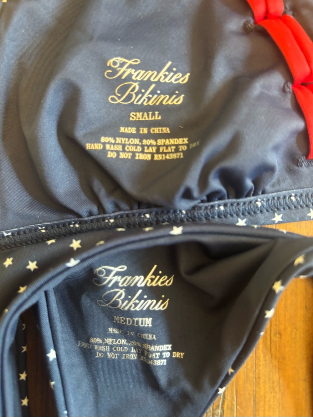 NWOT Frankie’s bikinis shooting stars bikini set - Picture 11 of 15